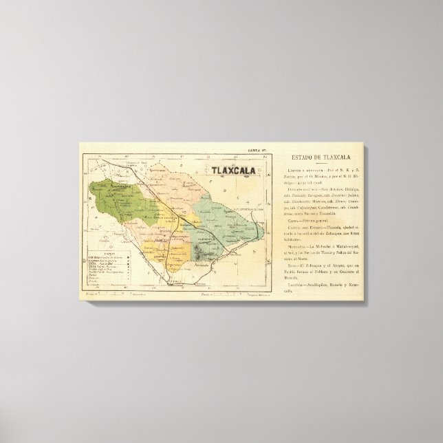 Toile Tlaxcala, Mexique (Recto)