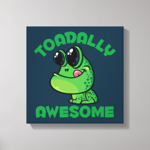Toile Toad de Cartoon Joyeux