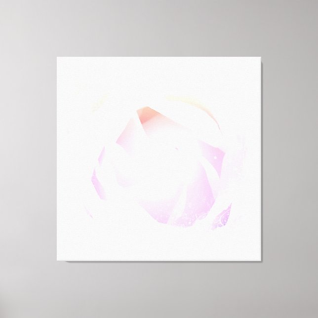 Toile **Toile tendue AR8 floral rose pêche rose artistiq (Recto)