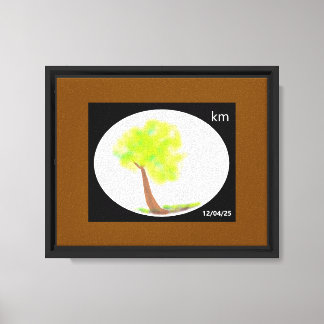 Toile toiles de peinture d'arbre km