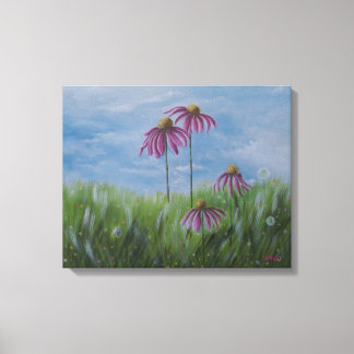Toile Toiles emballés de voeux de Coneflower