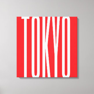 Toile Tokyo Typographie Design Cool minimaliste Art urba
