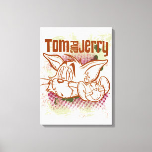 Toile Tom and Jerry Brown and Green