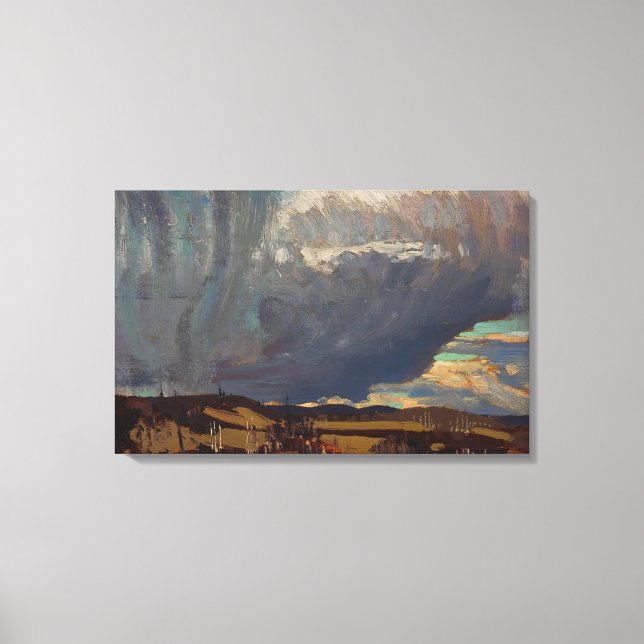 Toile Tom Thomson - APPROCHE DE LA NOIX 1915 (Recto)