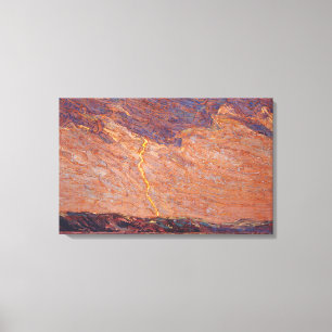Toile Tom Thomson - ÉCLAIRAGE DU LAC CANOÉ 1915
