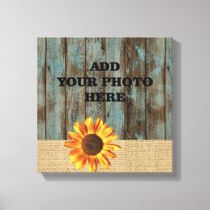 Toile tonneau grange bois tournesol pays