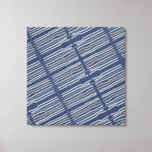Toile Tons avec Attitude Gris Bleu Blanc