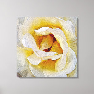 Toile tons blanc à jaune