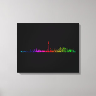 Toile Toronto Rainbow