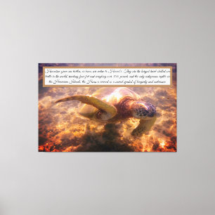 Toile Tortue hawaïenne
