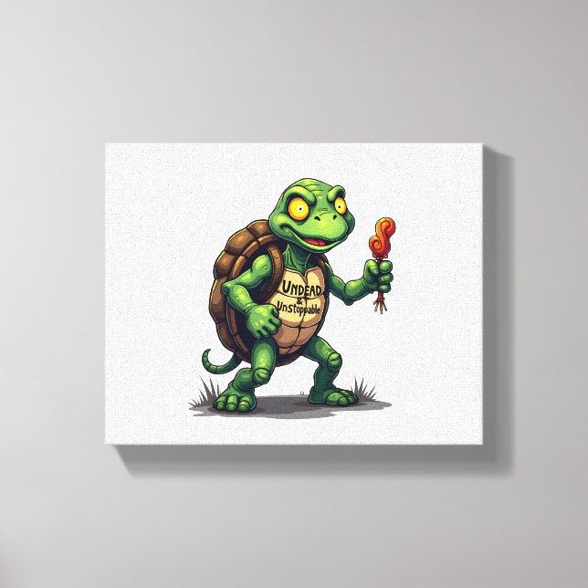 Toile Tortue zombie (Recto)