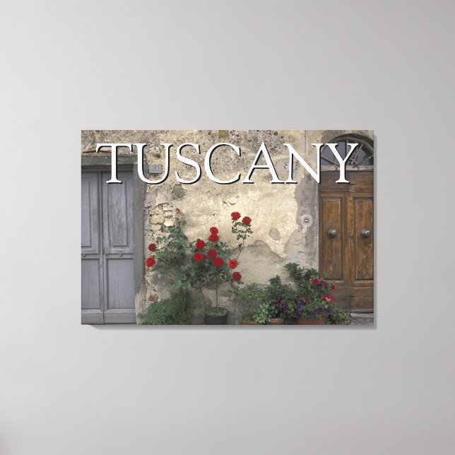 Toile Toscane, Italie | Porte toscane (Recto)