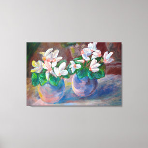 Toile Toujours la vie avec Cyclamen