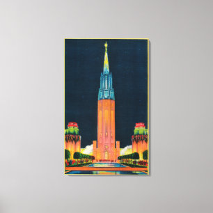 Toile Tour d'exposition, La flèche vers le soleil