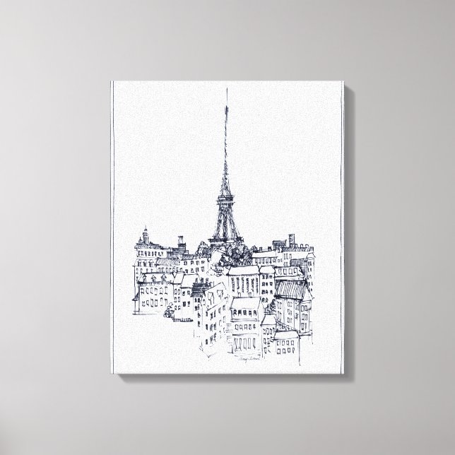 Toile Tour Eiffel (Recto)