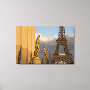 Toile Tour Eiffel depuis le Palais de Chaillot, Paris,