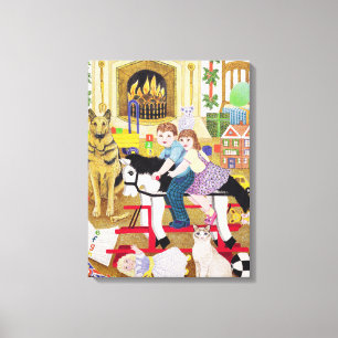 Toile Tour-un-Coq-Cheval