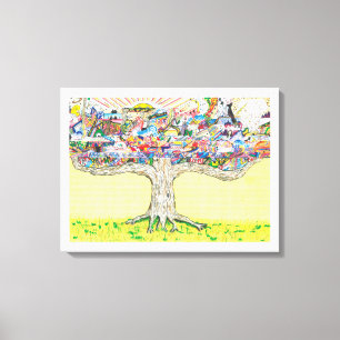 Toile "Tout l'arbre", par Rip Rense.