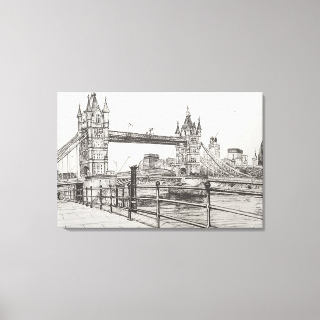 Toile Tower Bridge Londres 2006 (Recto)