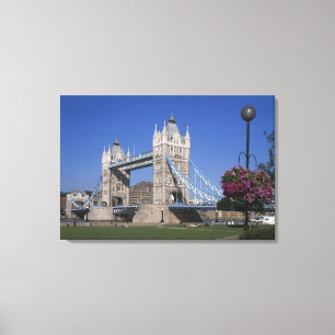 Toile Tower Bridge, Tamise, Londres, Angleterre