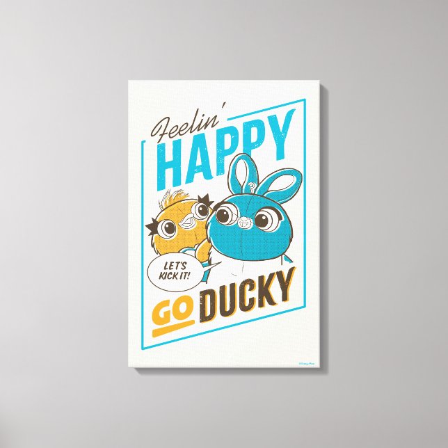 Toile Toy Story 4 | Feelin' Happy Go Ducky (Recto)