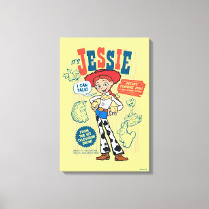 Toile Toy Story 4 Publicité Vintage de poupée de Jess