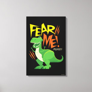 Toile Toy Story 4  Rex "Peur-moi !"