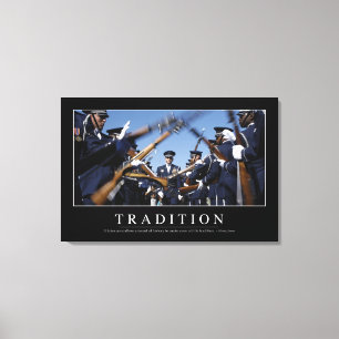 Toile Tradition : Citation inspirée