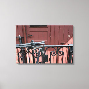 Toile Train à vapeur Le Mastrou Brown Wagon Canvas