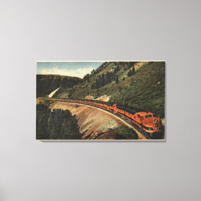 Toile Train Empire Builder (Recto)