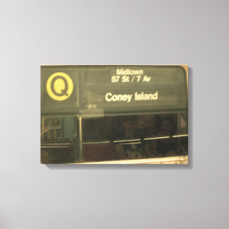 Toile Train pour Coney Island