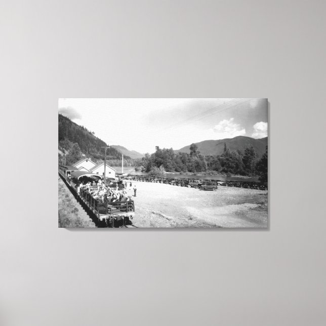 Toile Train touristique du projet Skagit (Recto)