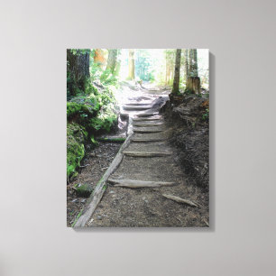 Toile Traînée dans les bois d'une copie plus pluvieuse