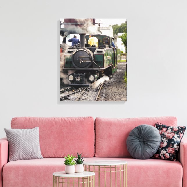 TOILE TRAINS À VAPEUR (Insitu(Salon))