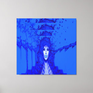 Toile Trance Bleu