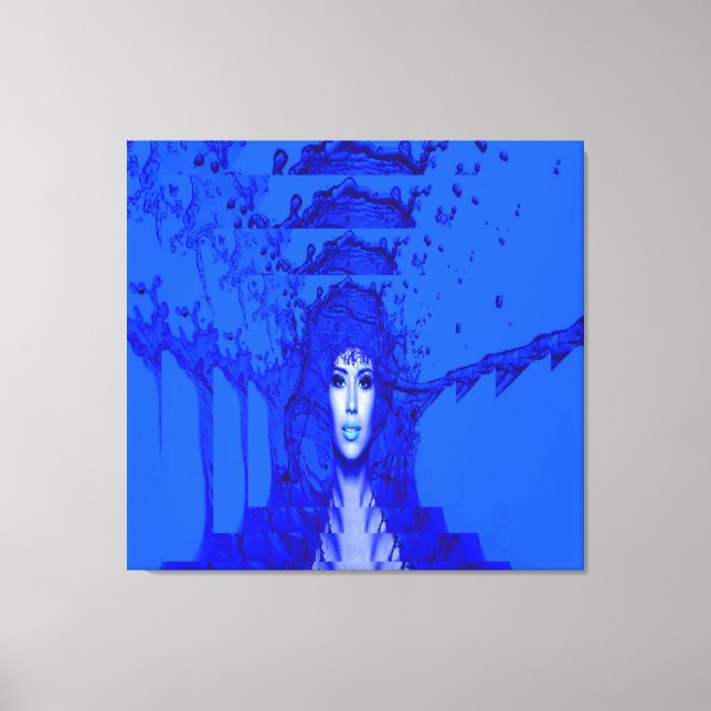 Toile Trance Bleu (Recto)