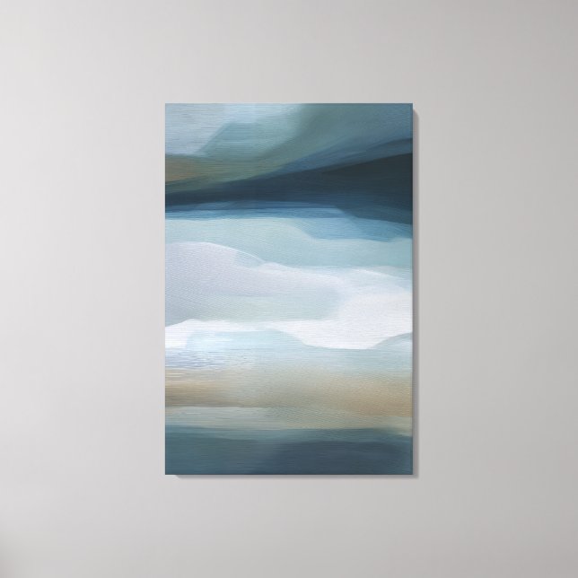 Toile Tranquil Horizon Abstract Landscape (Recto)