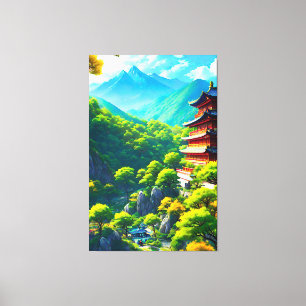 Toile Tranquillité impériale : l'avènement de la nature