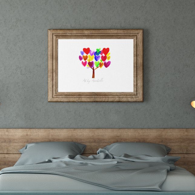 Toile Transformez votre oeuvre d'art pour enfants ou vot (Créateur téléchargé)
