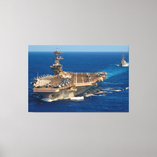 Toile TRANSPORTEUR D'AÉRONEF AMÉRICAIN - CVN-71 40x60