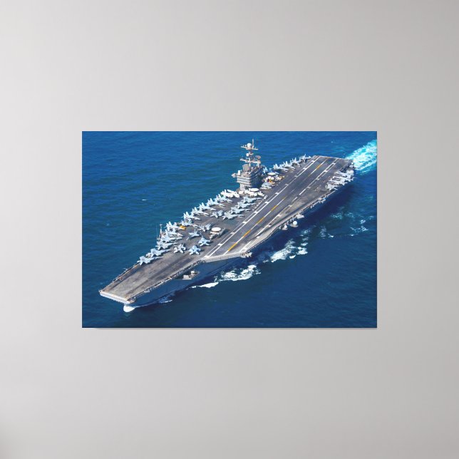 Toile TRANSPORTEUR D'AÉRONEF AMÉRICAIN - CVN-74 40x60 (Recto)