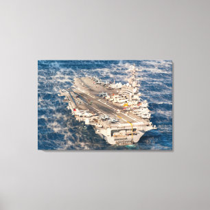 Toile TRANSPORTEUR D'AÉRONEF AMÉRICAIN - CVN-77 24x36