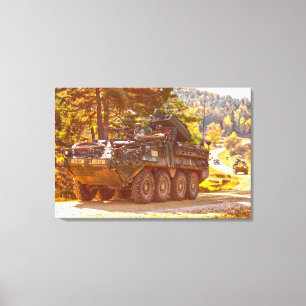 Toile TRANSPORTEUR DE PERSONNEL ARMÉ - Stryker 24x36