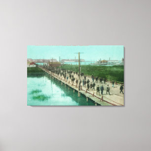 Toile Travailleurs d'arsenal de la marine des USA à