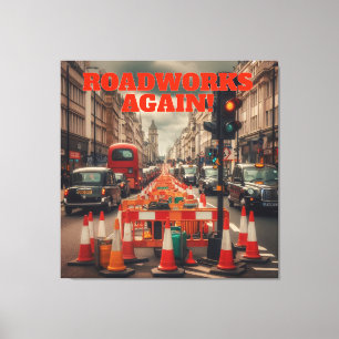 Toile Travaux routiers à Londres