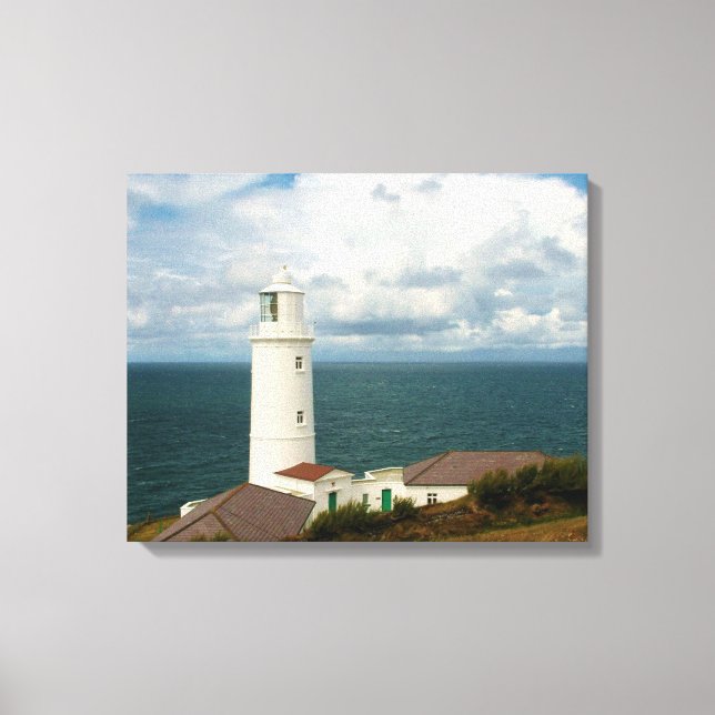 Toile Trevose Head Phare Cornwall Angleterre (Recto)