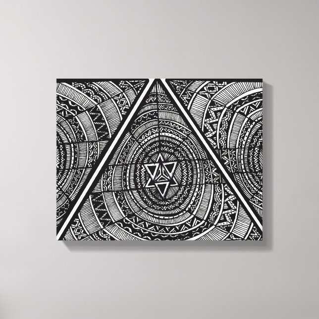 Toile Triangle tribal (Recto)