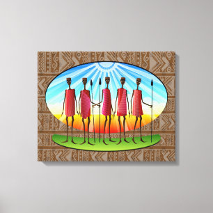 Toile Tribal africain