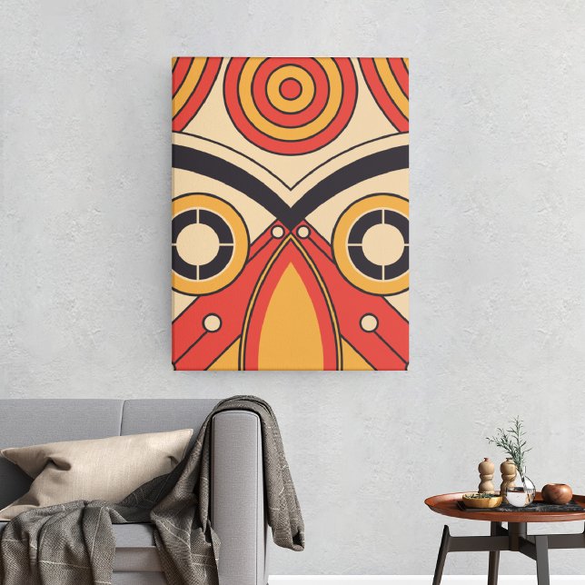 Toile Tribal de Flat Aztec (Créateur téléchargé)