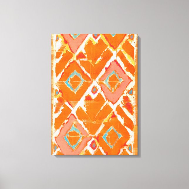 Toile Tribal Orange II (Recto)